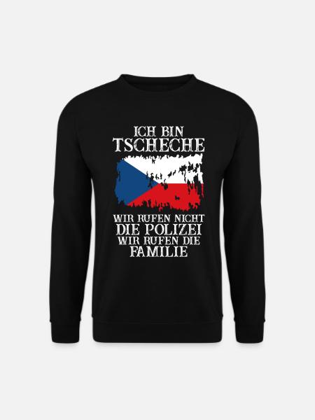 Tschechien Tscheche Tschechisches - Unisex Pullover - Schwarz