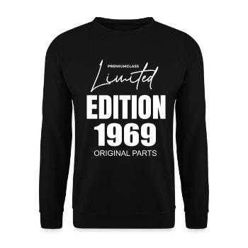 Édition limitée 1969 - Sweat-shirt Unisexe - noir - Devant - Alina (178cm) & Michal (187cm)