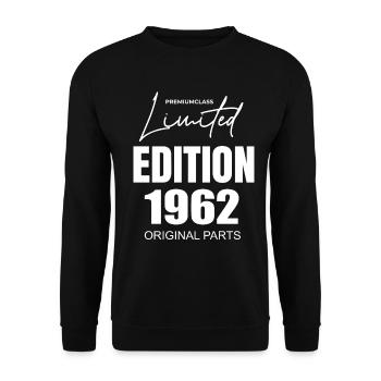 Édition limitée 1962 - Sweat-shirt Unisexe - noir - Devant - Alina (178cm) & Michal (187cm)