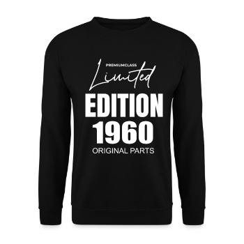 Édition limitée 1960 - Sweat-shirt Unisexe - noir - Devant - Alina (178cm) & Michal (187cm)