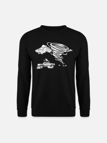 Storm Chaser Hurricane Meteorology - Unisex Pullover - Schwarz