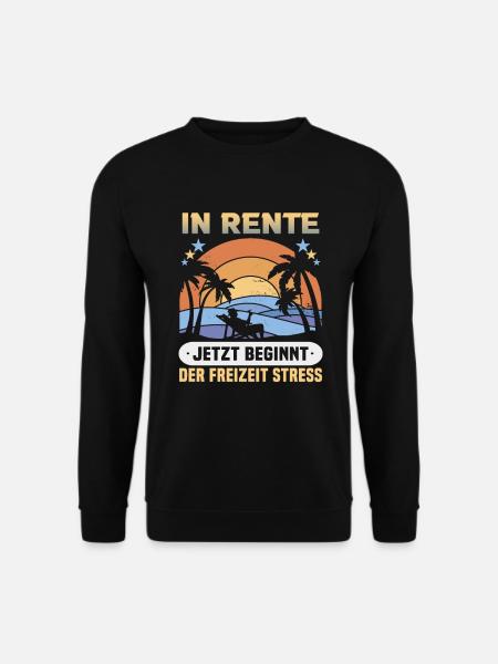 Pensionierung Geschenkidee Rente Arbeitskollege - Unisex Pullover - Schwarz
