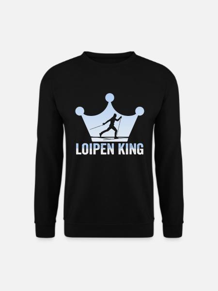 Langläufer Biathlon Skilangläufer - Unisex Pullover - Schwarz