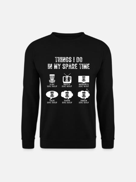 Funny Frisbee-leisure-disc-golf-grape harvest - Unisex Sweatshirt - black