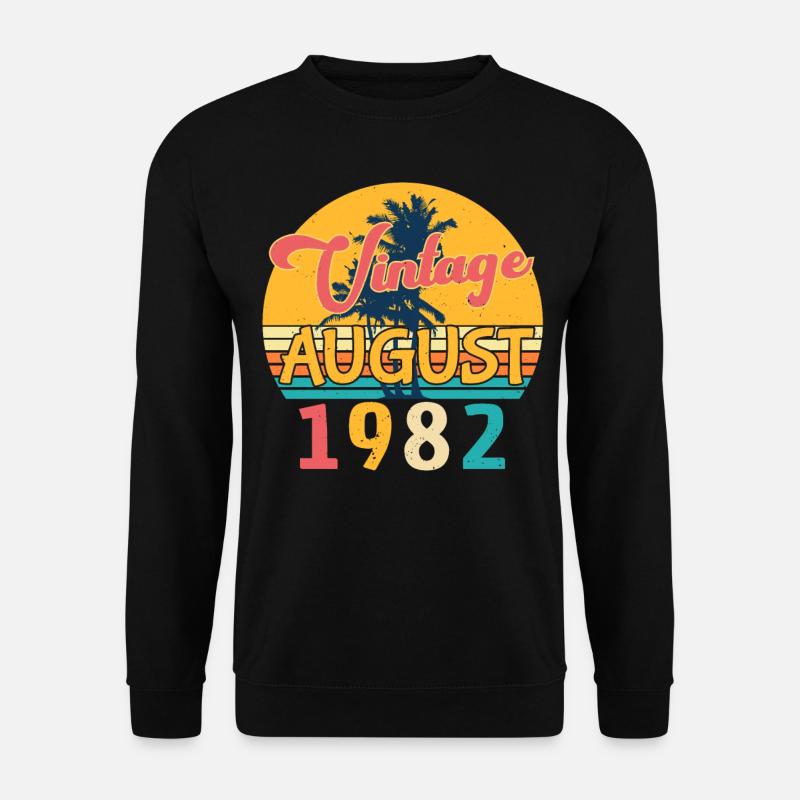40e anniversaire août 1982 - Sweat-shirt Unisexe - noir