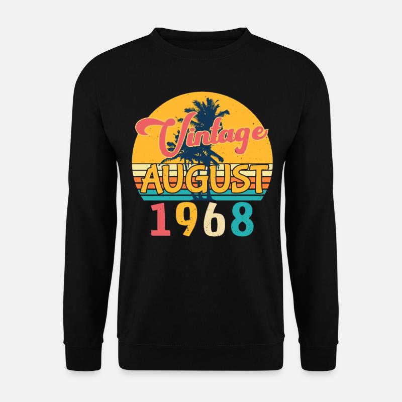 Born August 1968 - Unisex Sweatshirt - black