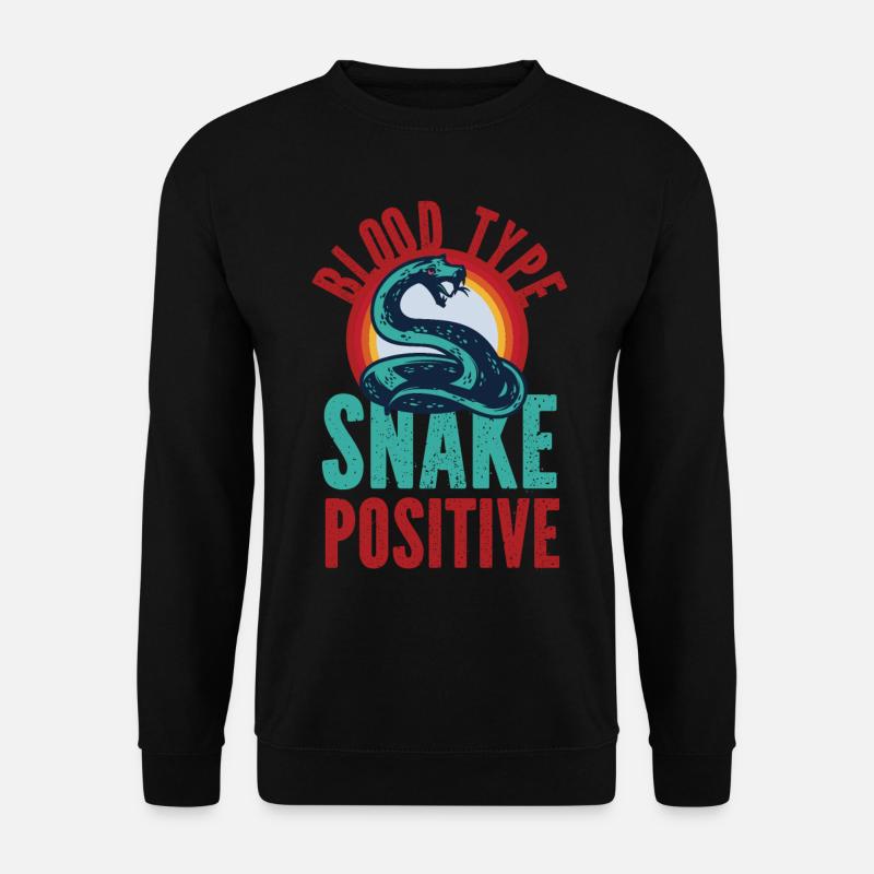 Serpent Serpent De Type Sanguin Serpent - Sweat-shirt Unisexe - noir