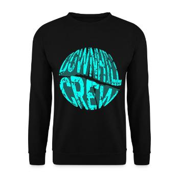 DOWNHILL CREW VINTAGE RÉTRO VTT - Sweat-shirt Unisexe - noir - Devant - Alina (178cm) & Michal (187cm)