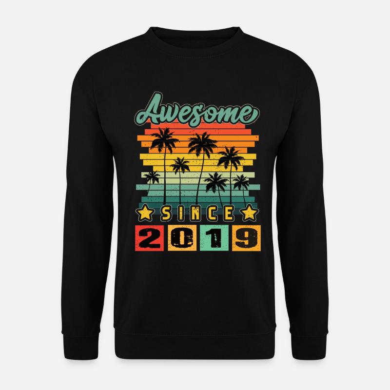 Awesome Since 2019 - Unisex Sweatshirt - black
