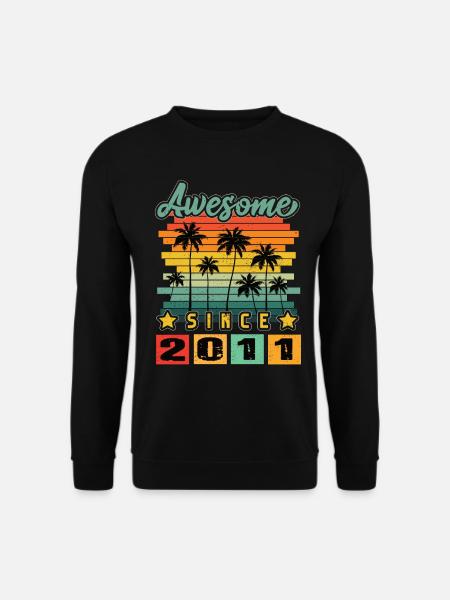 Awesome Since 2011 - Unisex Sweatshirt - black