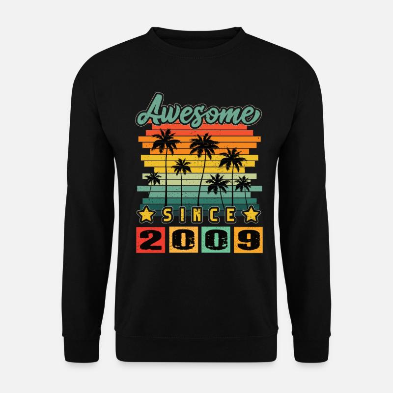 Awesome Since 2009 - Unisex Pullover - Schwarz