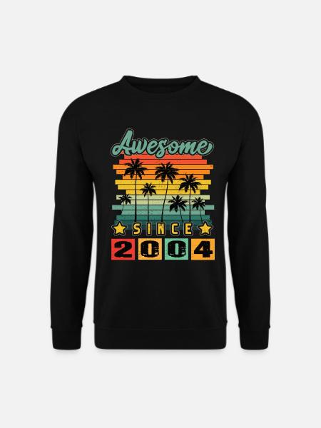Awesome Since 2004 - Unisex Sweatshirt - black