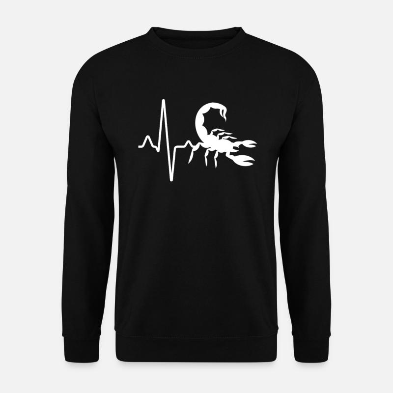 Skorpion Herzschlag - Unisex Pullover - Schwarz