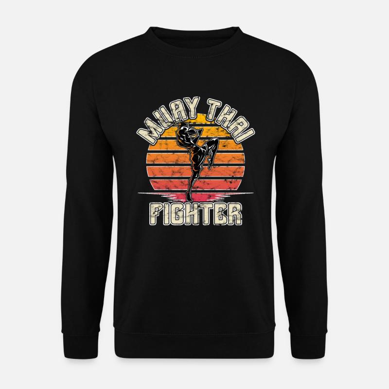 Combattant de Muay Thai - Sweat-shirt Unisexe - noir