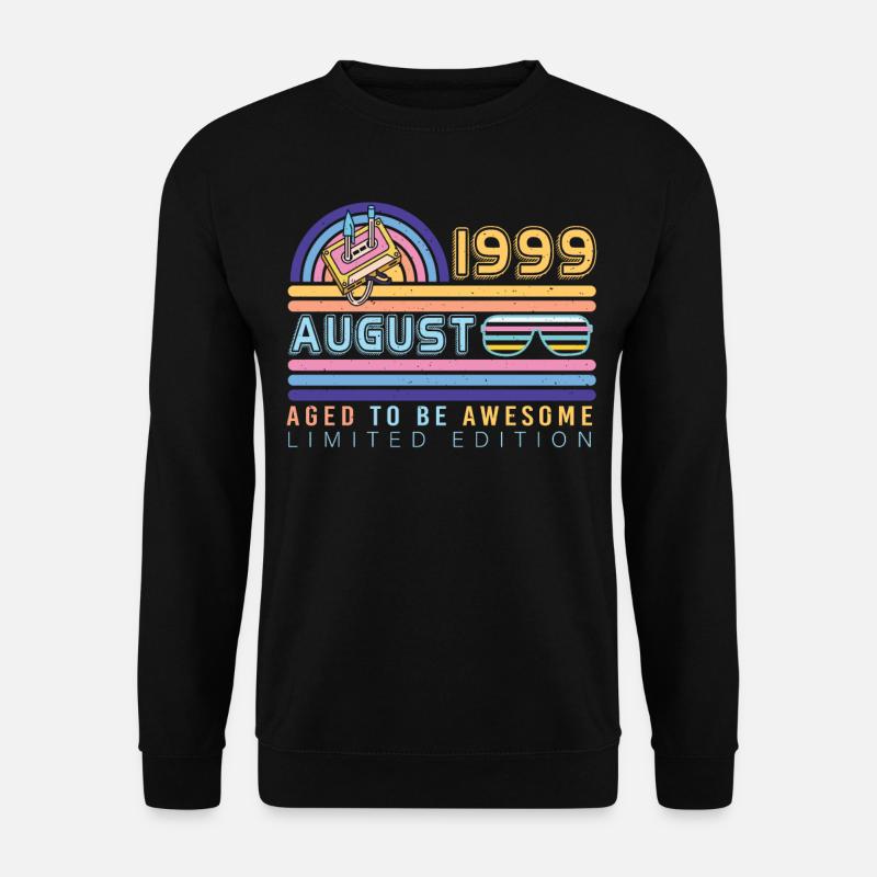 Né en août 1999 - Sweat-shirt Unisexe - noir