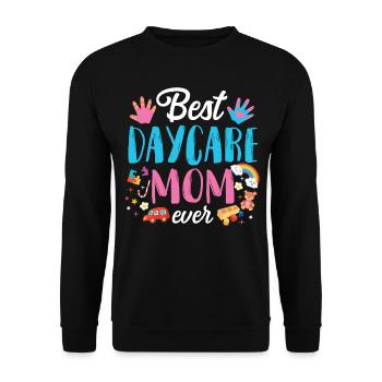 Fournisseur de services de garde d’enfants Enseignant - Sweat-shirt Unisexe - noir - Devant - Alina (178cm) & Michal (187cm)