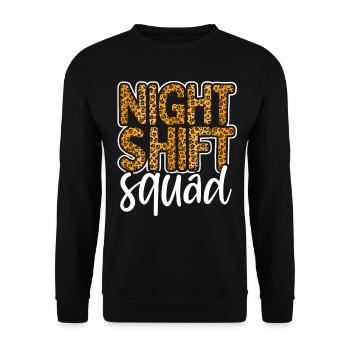 Équipe de nuit EMT Équipe de nuit Leo Paramedic - Sweat-shirt Unisexe - noir - Devant - Alina (178cm) & Michal (187cm)