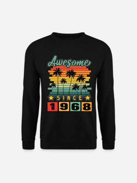 Awesome Since 1969 - Unisex Sweatshirt - black