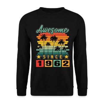 Génial depuis 1962 - Sweat-shirt Unisexe - noir - Devant - Alina (178cm) & Michal (187cm)