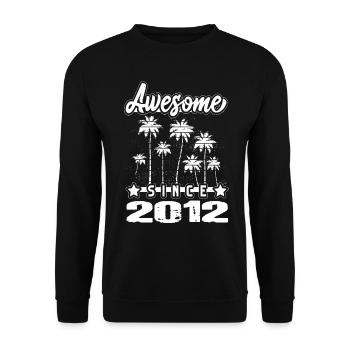 Génial depuis 2012 - Sweat-shirt Unisexe - noir - Devant - Alina (178cm) & Michal (187cm)