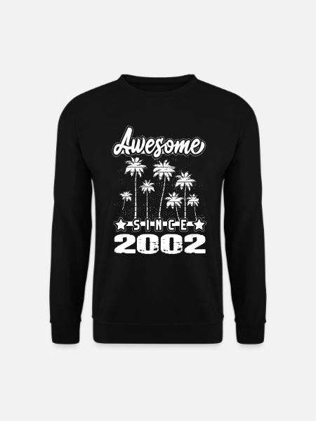 Awesome Since 2002 - Unisex Sweatshirt - black
