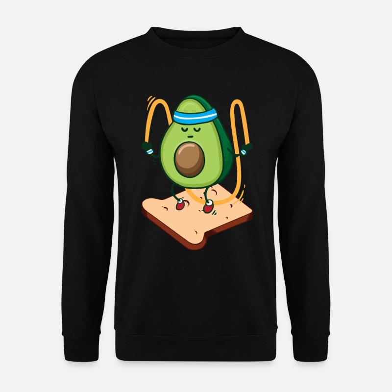 Avocado Toast - Unisex Pullover - Schwarz