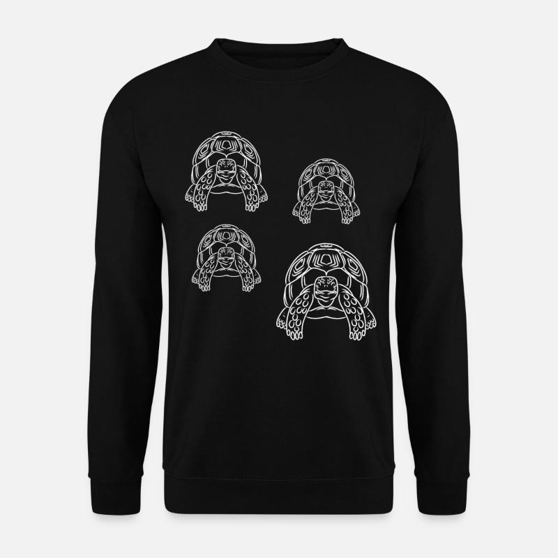 Turtles Turtles Cute turtles - Unisex Sweatshirt - black