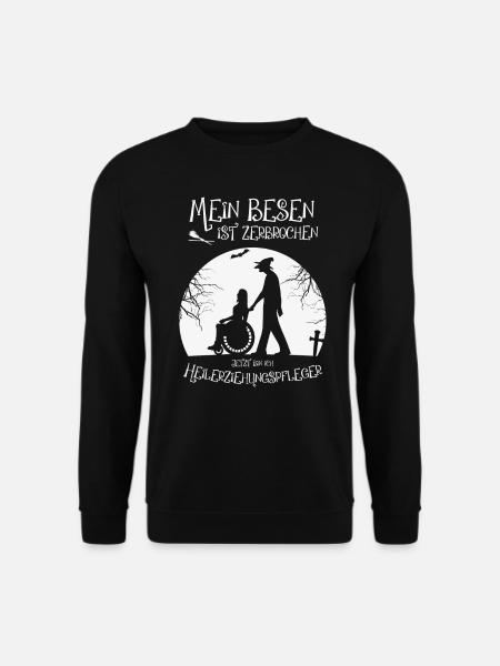 Heilerziehungspfleger HEP Halloween soziale Berufe - Unisex Pullover - Schwarz