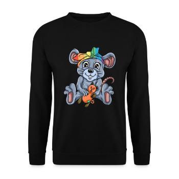 Autistic Autism Autism Awareness Day Asperger's Child - Unisex Sweatshirt - black - Front - Alina (178cm) & Michal (187cm)
