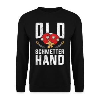 Tennis de table Tennis de table Tennis De table Cadeau Ping Pong - Sweat-shirt Unisexe - noir - Devant - Alina (178cm) & Michal (187cm)
