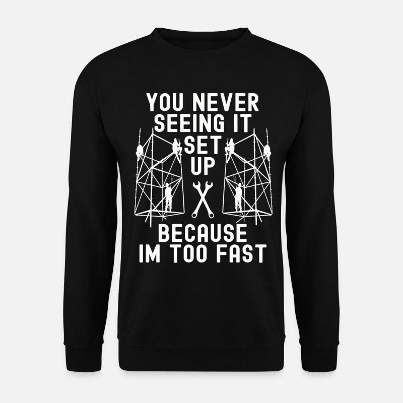 Scaffolding builder Tshirt - Unisex Sweatshirt - black