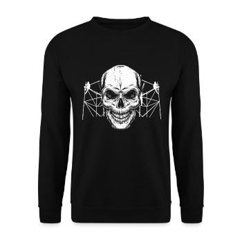 Constructeurs d’échafaudages - Sweat-shirt Unisexe - noir - Devant - Alina (178cm) & Michal (187cm)