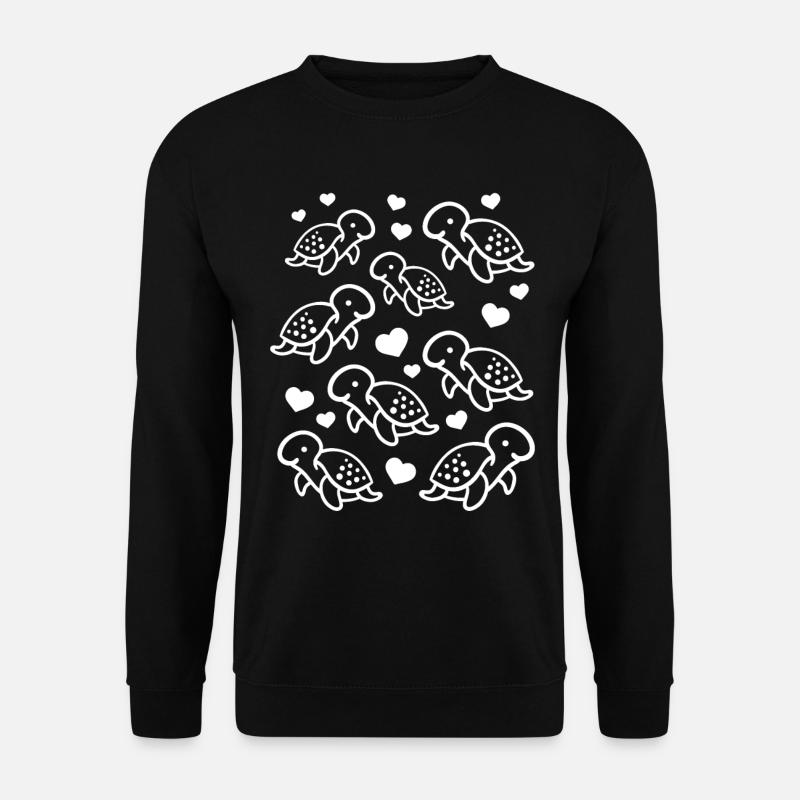 Cute turtle lover Turtles - Unisex Sweatshirt - black