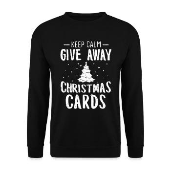 Christianity God Jesus Gift Church Religion - Unisex Sweatshirt - black - Front - Alina (178cm) & Michal (187cm)