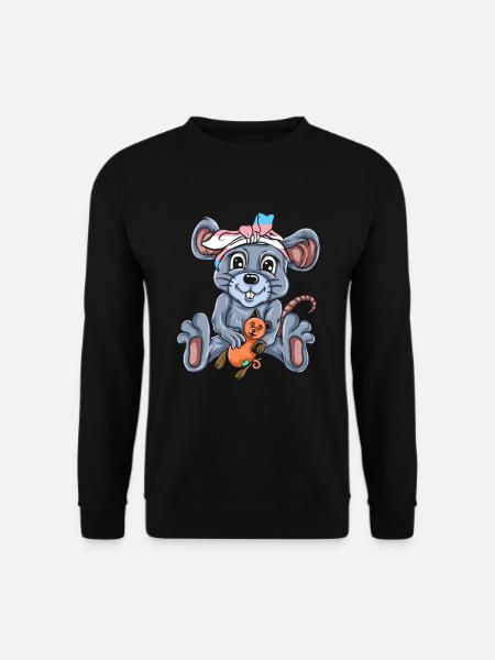 Mouse - Unisex Sweatshirt - black