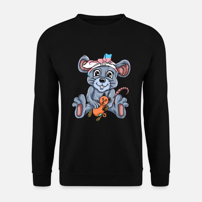 Mouse - Unisex Sweatshirt - black