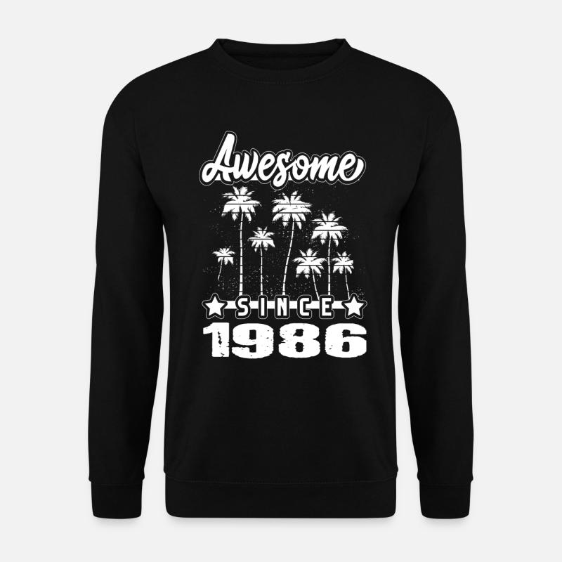 Awesome Since 1986 - Unisex Sweatshirt - black