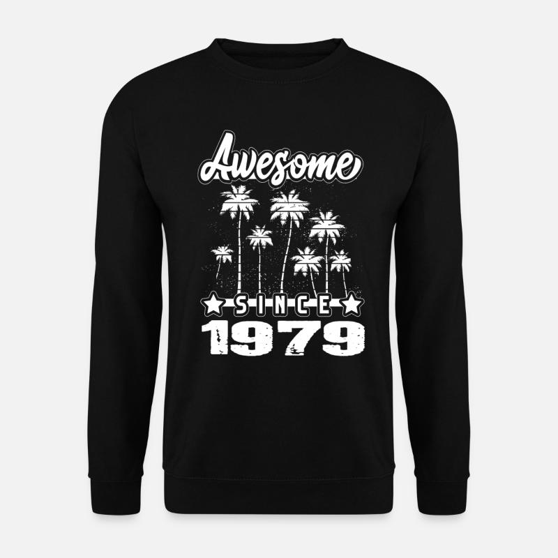 Awesome Since 1979 - Unisex Sweatshirt - black
