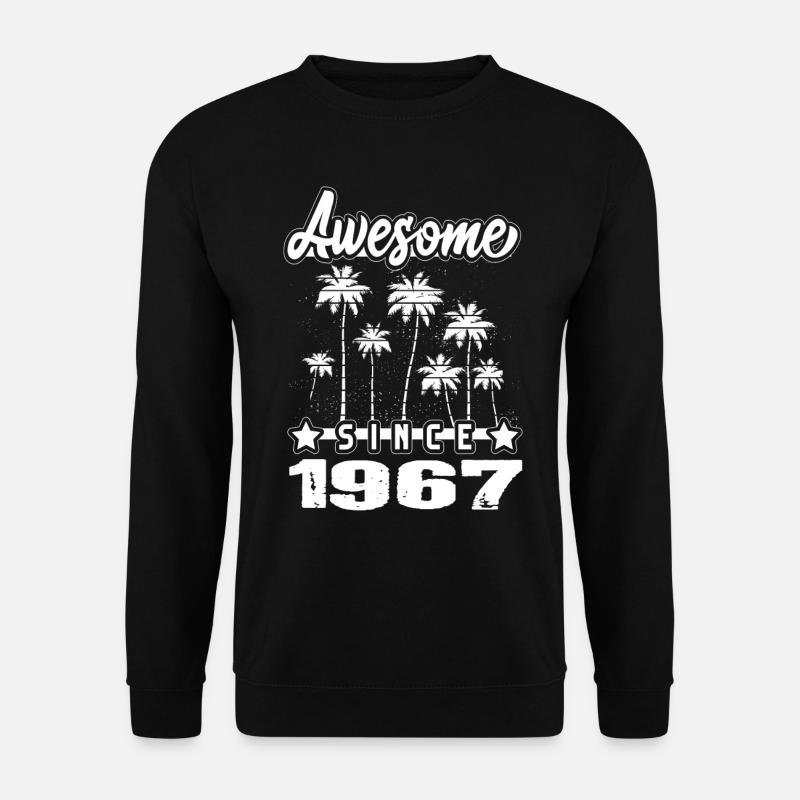 Awesome Since 1967 - Unisex Sweatshirt - black