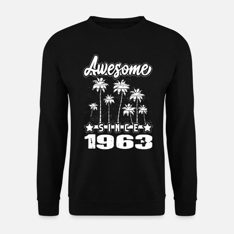 Awesome Since 1963 - Unisex Sweatshirt - black
