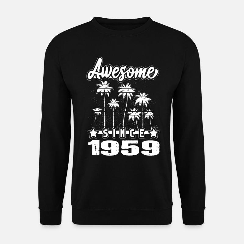 Awesome Since 1959 - Unisex Sweatshirt - black