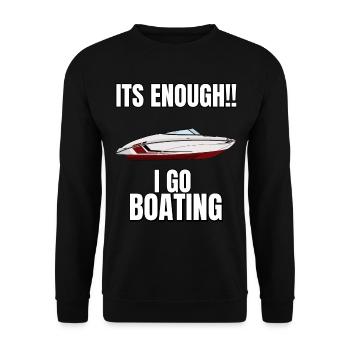 Boot Regatta . Motorboot Motoryacht . Yacht Segeln - Unisex Pullover - Schwarz - Vorne - Alina (178cm) & Michal (187cm)
