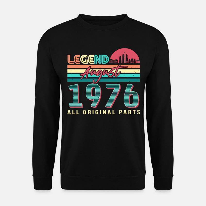 Millésime 1976 Août - Sweat-shirt Unisexe - noir