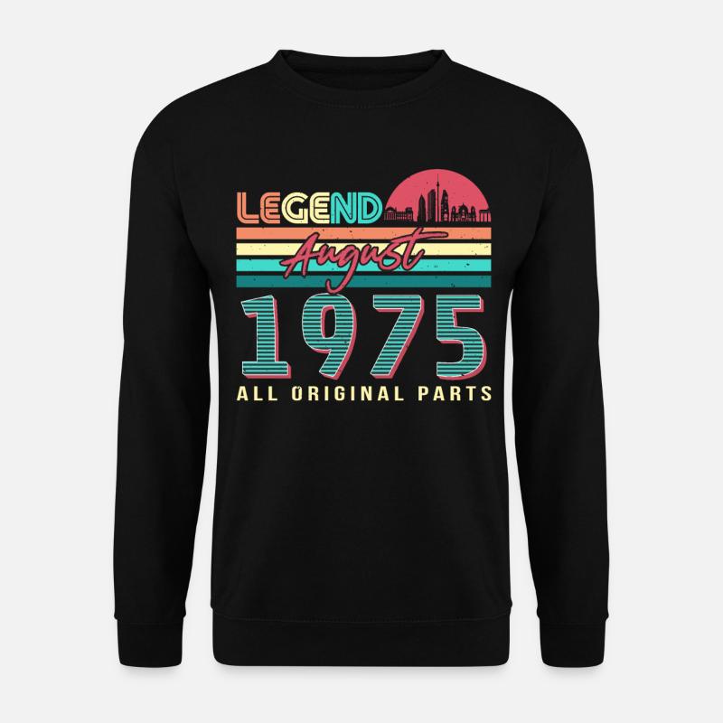 Millésime 1975 Août - Sweat-shirt Unisexe - noir