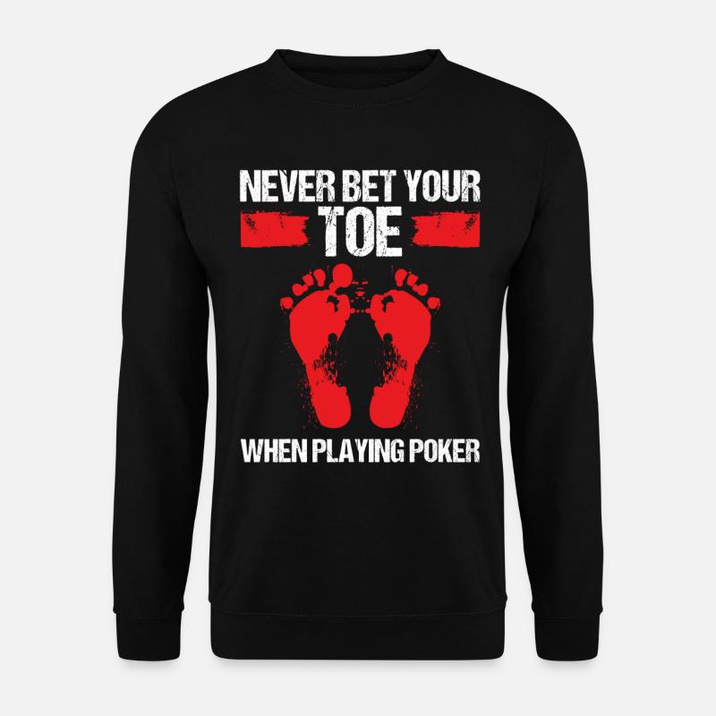 Toe Amputee bet your Toe Amputated Toe Survivor - Unisex Pullover - Schwarz