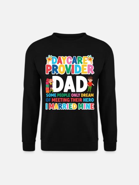 Childcare Daycare Provider Teacher - Unisex Sweatshirt - black