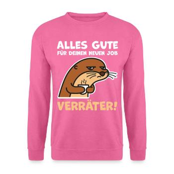 Abschied Abschiedsgeschenk Jobwechsel - Unisex Pullover - Pink - Vorne