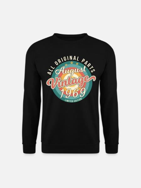1969 August All original - Unisex Sweatshirt - black