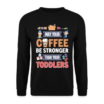 Childcare Daycare Provider Teacher - Unisex Pullover - Schwarz - Vorne - Alina (178cm) & Michal (187cm)