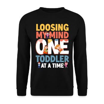 Fournisseur de services de garde d’enfants Enseignant - Sweat-shirt Unisexe - noir - Devant - Alina (178cm) & Michal (187cm)